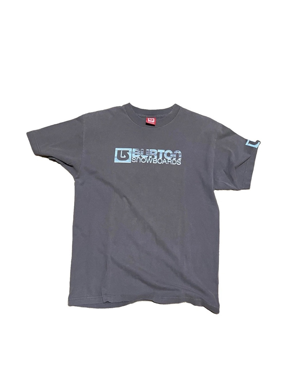 Vintage Burton Shirt Mens Medium Blue Y2K Grunge Emo Punk Snowboards Skiing Tee